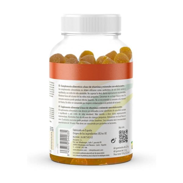 Vitamolas Multi-vitaminé Adulte 60 Gommes Drasanvi-lateral