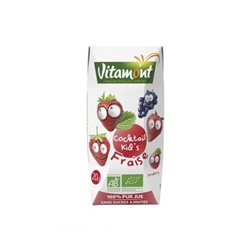 Jus de fraise en briques Vitamont 20 cl