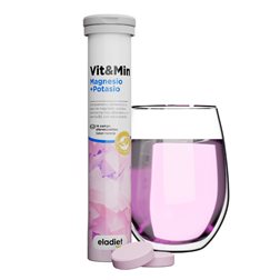 Vit&Min magnésium + potassium 1000 mg 14 comprimés effervescents Eladiet