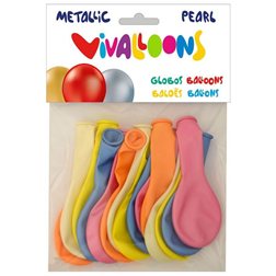 Vivallons 15 Globos Perlados Metalicos