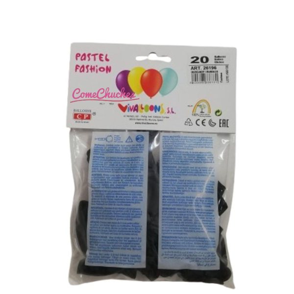 Vivallons 20 Globos Burdeos-detalle