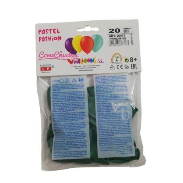 Vivallons 20 Globos Verdes Bosque-detalle