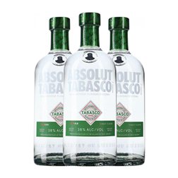 Vodka Absolut 70 cl Tabasco (Caja de 3 unidades)