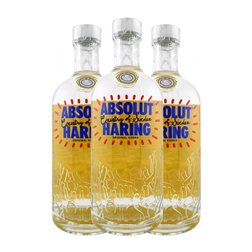 Vodka Absolut Haring 70 cl (Caja de 3 unidades)