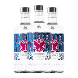 Vodka Absolut Tomorrowland Edición Limitada 70 cl (Caja de 3 unidades)