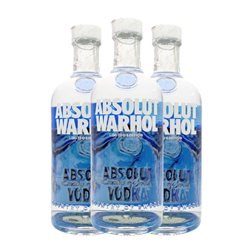 Vodka Absolut Warhol Edición Limitada 70 cl (Caja de 3 unidades)