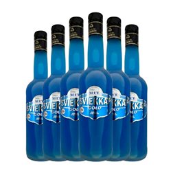 Vodka Belmonte Sviekkaf Gold — Edición Oro, Blue — Azul 70 cl (Caja de 6 unidades)