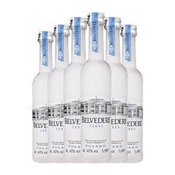 Vodka Belvedere Organic — Ecológico Botellín Miniatura 5 cl (Caja de 6 unidades)
