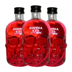Vodka Campeny Koffka Red — Edición Roja Botella Medium 50 cl Sloe Berries — Endrinas (Caja de 3 unidades)
