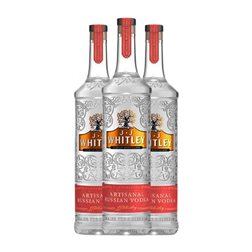 Vodka J.J. Whitley Artesanal 1 L (Caja de 3 unidades)