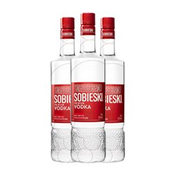 Vodka Marie Brizard Sobieski 1 L (Caja de 3 unidades)