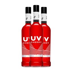 Vodka Phillips UV Red — Rojo 70 cl (Caja de 3 unidades)