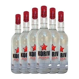 Vodka Roniwesk Koriv 1 L (Caja de 6 unidades)