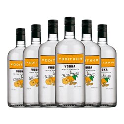 Vodka Voditxka 1 L Mandarina (Caja de 6 unidades)