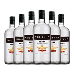 Vodka Voditxka Special — Especial 1 L (Caja de 6 unidades)