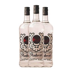 Vodka Whyte & Mackay Vladivar Red — Rojo 1 L (Caja de 3 unidades)
