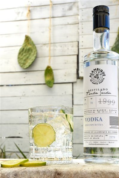 VODKA Zéro Impuretés 70 CL-trasera