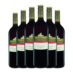 Wachtenburg Winzer Dornfelder Halbtrocken — Semiseco Pfälz 1 L Vino Tinto (Caja de 6 unidades)