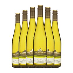 Wachtenburg Winzer Wachenheimer Königswingert Winzerstolz Riesling Halbtrocken — Semiseco Pfälz Kabinett — Cosecha Madura 75 cl Vino Blanco (Caja de 6 unidades)