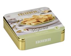 Waferini gefüllt mit Pistazien von Babbi.