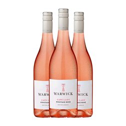 Warwick Cape Lady Pinotage Trocken — Seco Rosé — Rosado 75 cl Vino Rosado (Caja de 3 unidades)