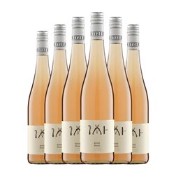 Weingut Kitzer Dreisatz Trocken — Seco Rheinhessen Rosé — Rosado 75 cl Vino Rosado (Caja de 6 unidades)