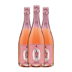 Weingut Leitz Eins Zwei Zéro Dosage — Brut Nature Rheingau Sparkling — Espumoso, Rosé — Rosado 75 cl Sin Alcohol Espumoso Rosado (Caja de 3 unidades)