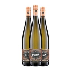 Weingüter Geheimrat J. Wegeler PUR Riesling Semiseco Rheingau 75 cl Vino Blanco (Caja de 3 unidades)