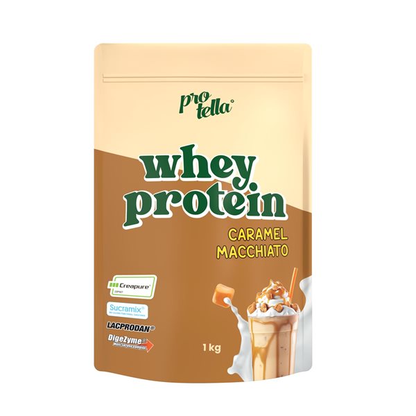 Molkenprotein Karamell Macchiato 1 kg-lateral