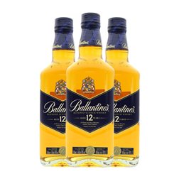 Whisky Blended Ballantine's 12 Años Botella Medium 50 cl (Caja de 3 unidades)