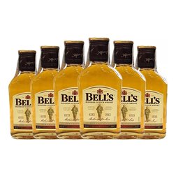 Whisky Blended Bell's Petaca 20 cl (Caja de 6 unidades)