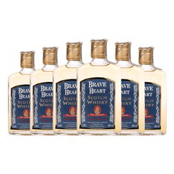 Whisky Blended Brave Heart Petaca 20 cl (Caja de 6 unidades)