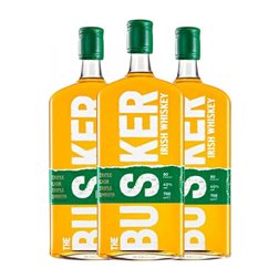 Whisky Blended Busker Triple Cask — Triple Barrica 1 L (Caja de 3 unidades)