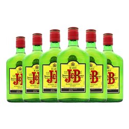 Whisky Blended J&B Botellín Tercio 35 cl (Caja de 6 unidades)