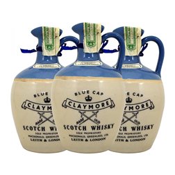 Whisky Blended Macdonald Greenlees Claymore Old Bottling Cap Blue — Edición Azul 75 cl Ejemplar Coleccionista No Apto para Consumo (Caja de 3 unidades)