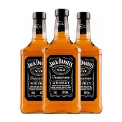 Whisky Bourbon Jack Daniel's Petaca 50 cl (Caja de 3 unidades)