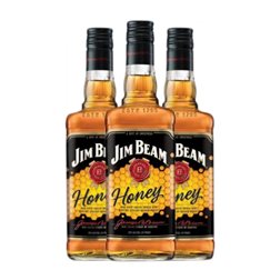 Whisky Bourbon Jim Beam Honey 1 L (Caja de 3 unidades)