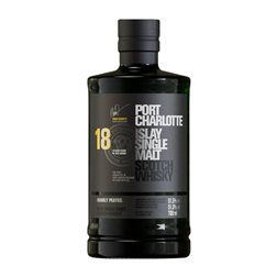 Whisky Single Malt Bruichladdich Port Charlotte Islay 18 Años 70 cl
