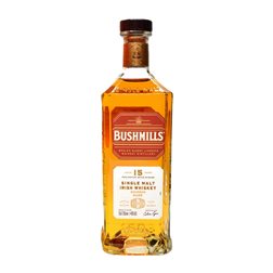 Whisky Single Malt Bushmills Bourbon Cask Finish — Acabado en Barrica 15 Años 70 cl