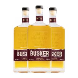 Whisky Single Malt Busker Single Grain 70 cl (Caja de 3 unidades)