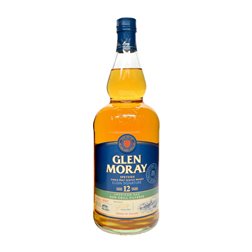 Whisky Single Malt Glen Moray Speyside American, Oak Cask — Barrica de Roble 12 Años 1 L