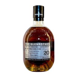 Whisky Single Malt Glenrothes Speyside Single Cask — Barrica Única 20 Años 70 cl