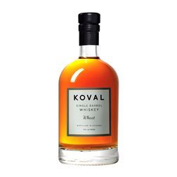 Whisky Single Malt Koval Single Barrel — Barrica Única Botella Medium 50 cl Wheat — Trigo