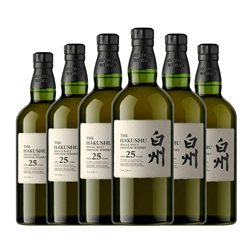 Whisky Single Malt Suntory Hakushu 25 Años 70 cl (Caja de 6 unidades)