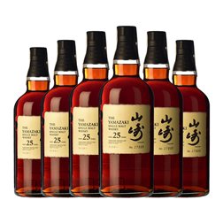 Whisky Single Malt Suntory Yamazaki 25 Años 70 cl (Caja de 6 unidades)