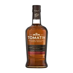 Whisky Single Malt Tomatin Pedro Ximénez Sherry Escocia Cask Finish — Acabado en Barrica, Edición Limitada 17 Años 75 cl