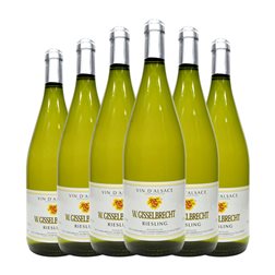 Willy Gisselbrecht Riesling Alsace 1 L Vino Blanco (Caja de 6 unidades)