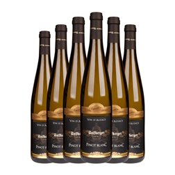Wolfberger Pinot Blanco Trocken — Seco Alsace Signature — de Autor 75 cl Vino Blanco (Caja de 6 unidades)