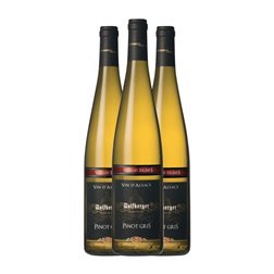 Wolfberger Pinot Gris Semiseco Alsace VV Vieilles Vignes — Viñas Viejas 75 cl Vino Blanco (Caja de 3 unidades)