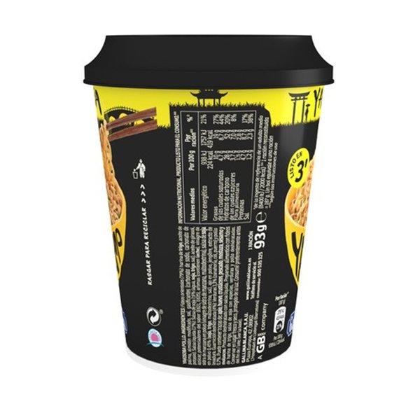 Yatekomo pollo yakisoba-detalle